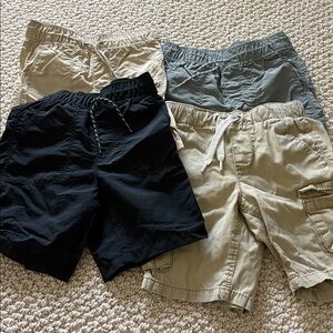 Old Navy Kids Shorts - Gray, Black & Tan 4T